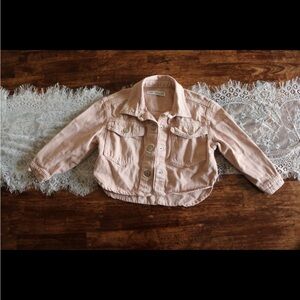 Zara kids Pink Denim Jacket